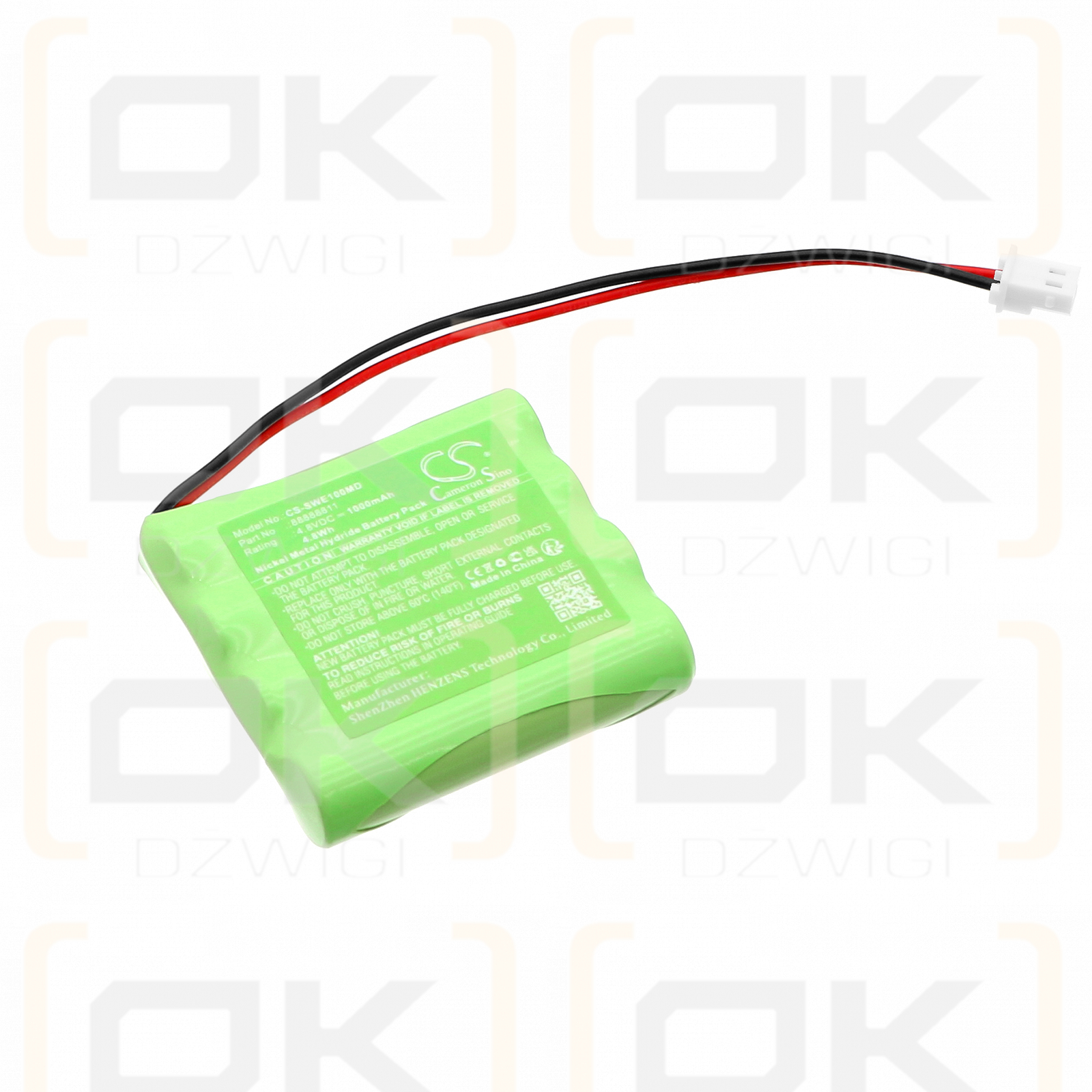 SCHWA ECO 2 / 88888811 1000 mAh Ni-MH 4,8 V (Cameron Sino)