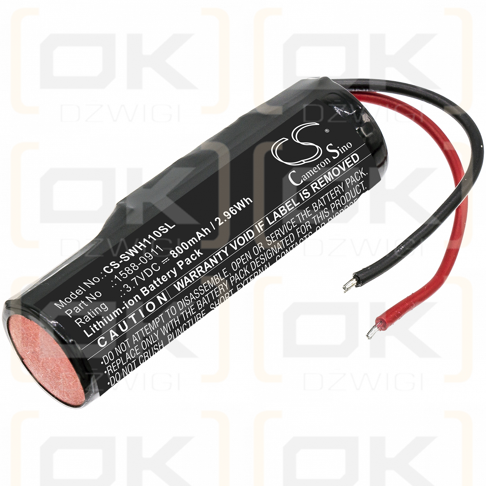 Sony WF-SP900 / 1588-0911 800 mAh Li-Ion 3,7 V (Cameron Sino)