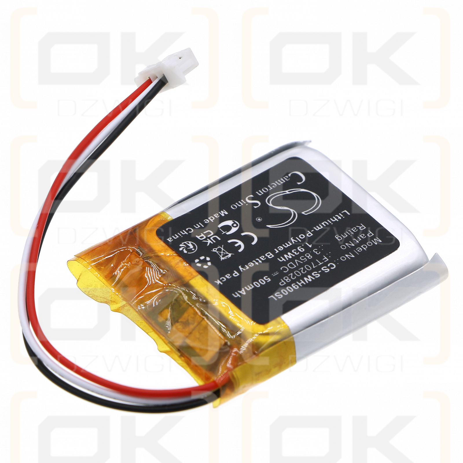 Sony WH-XB910N / FT702028P 500 mAh Li-Polymer 3,85 V (Cameron Sino)