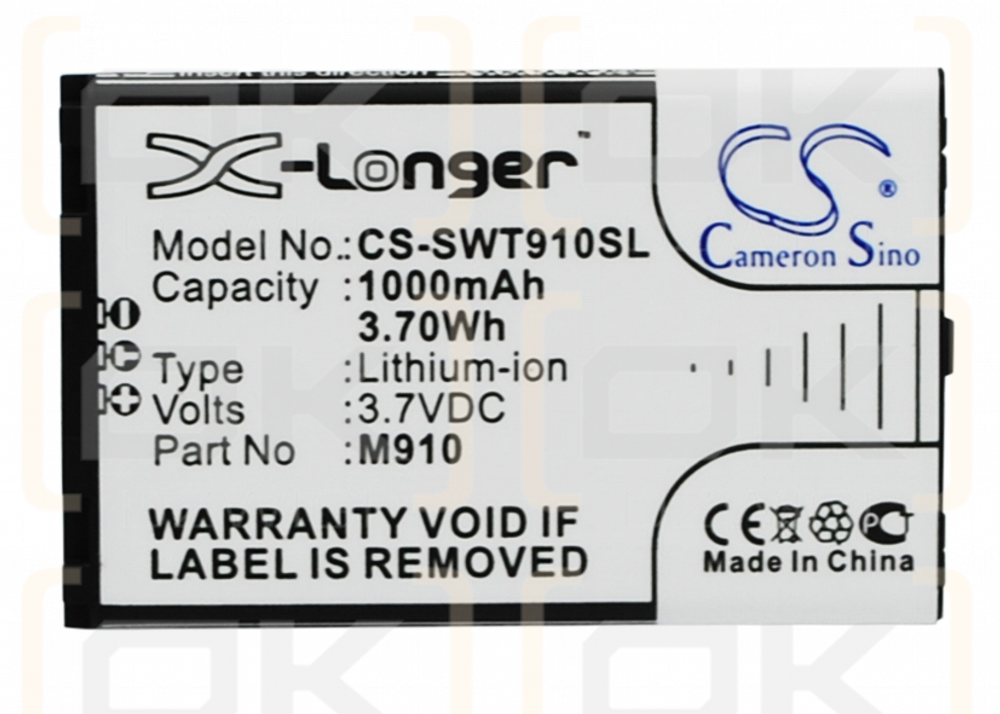 Switel M910 / M910 1000 mAh Li-Ion 3,7 V (Cameron Sino)