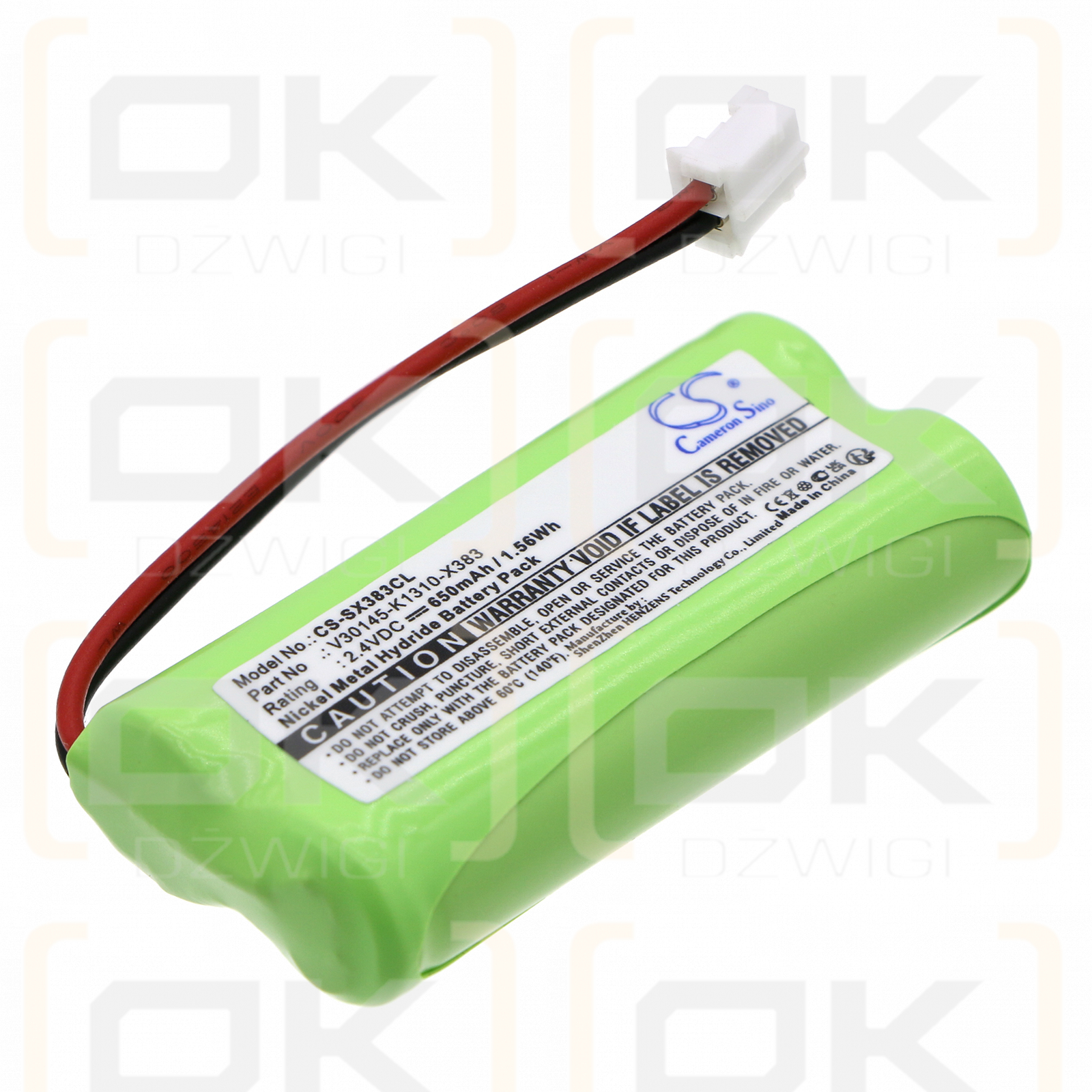 Siemens Gigaset AL140 / V30145-K1310-X383 650mAh Ni-MH 2.4V (Cameron Sino)