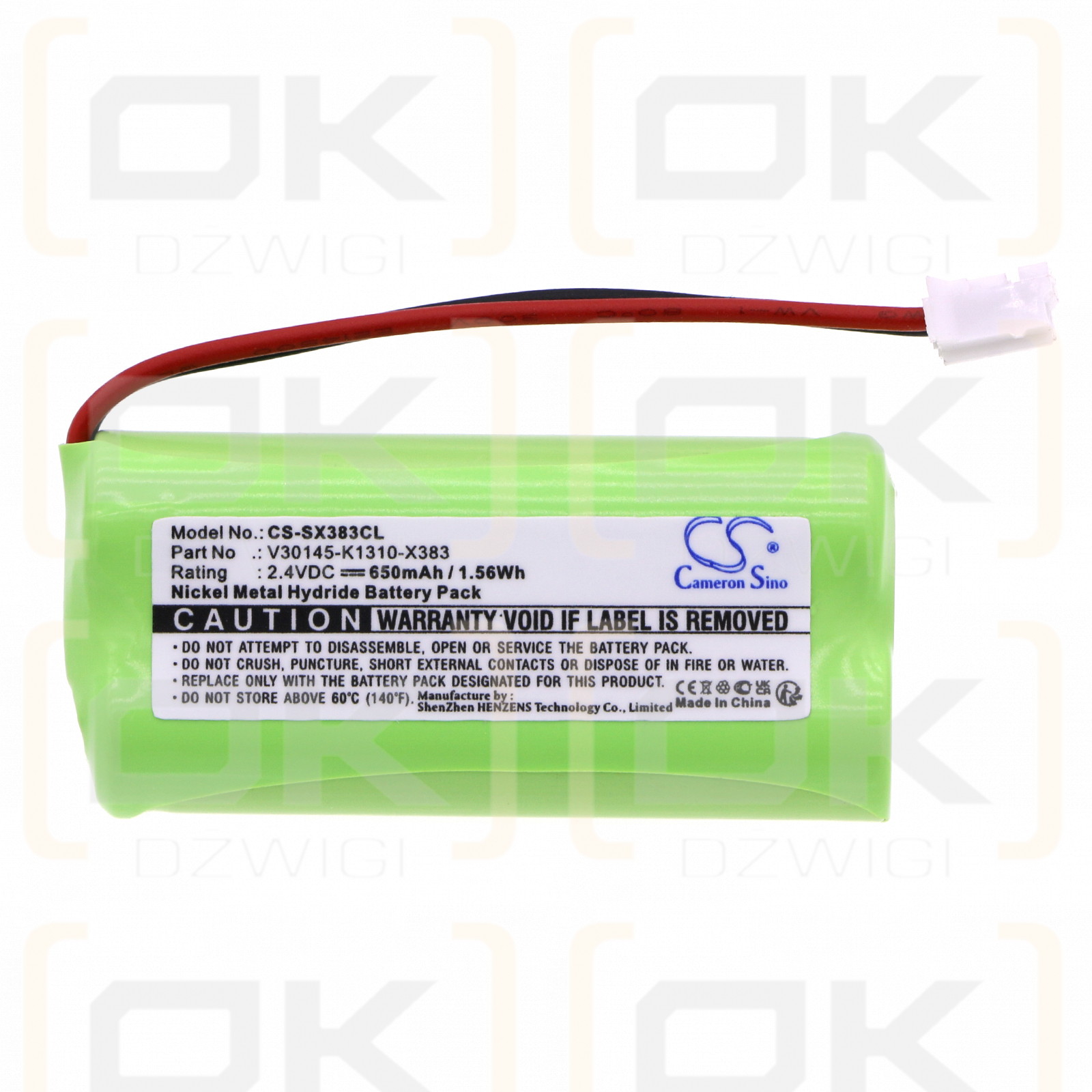 Siemens Gigaset AL140 / V30145-K1310-X383 650mAh Ni-MH 2.4V (Cameron Sino)