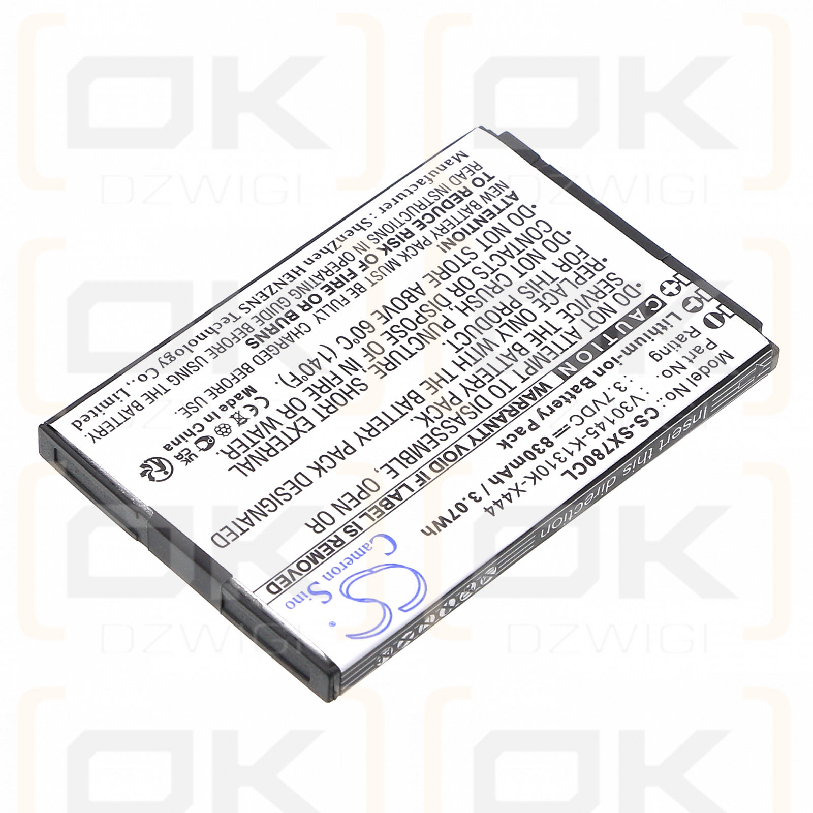 Siemens L30250-F600-C230 / V30145-K1310K-X444 830mAh Li-ion 3.7V (Cameron Sino)