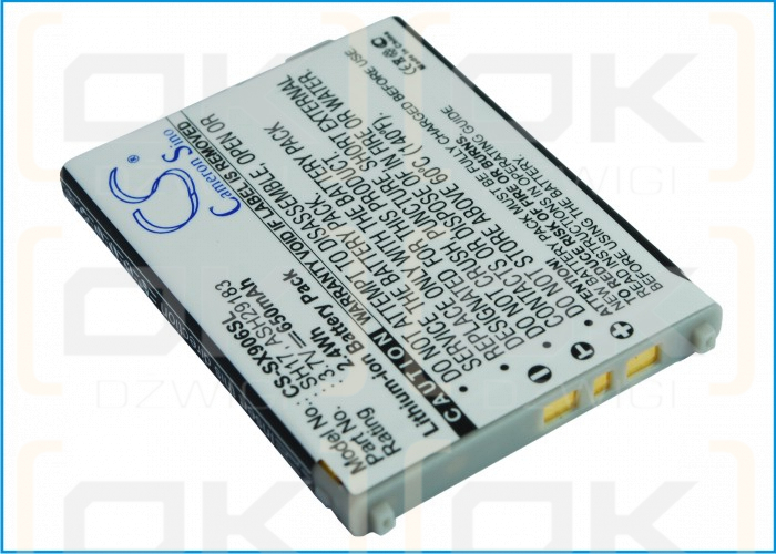 Sharp 906H / SH17 650 mAh Li-Ion 3,7 V (Cameron Sino)