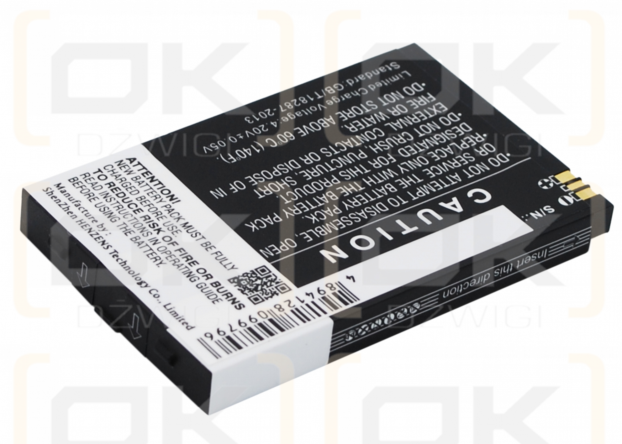 Socketmobile XP3 Enduro / XP3-0001100-2 1200 mAh Li-Ion 3,7 V (Cameron Sino)