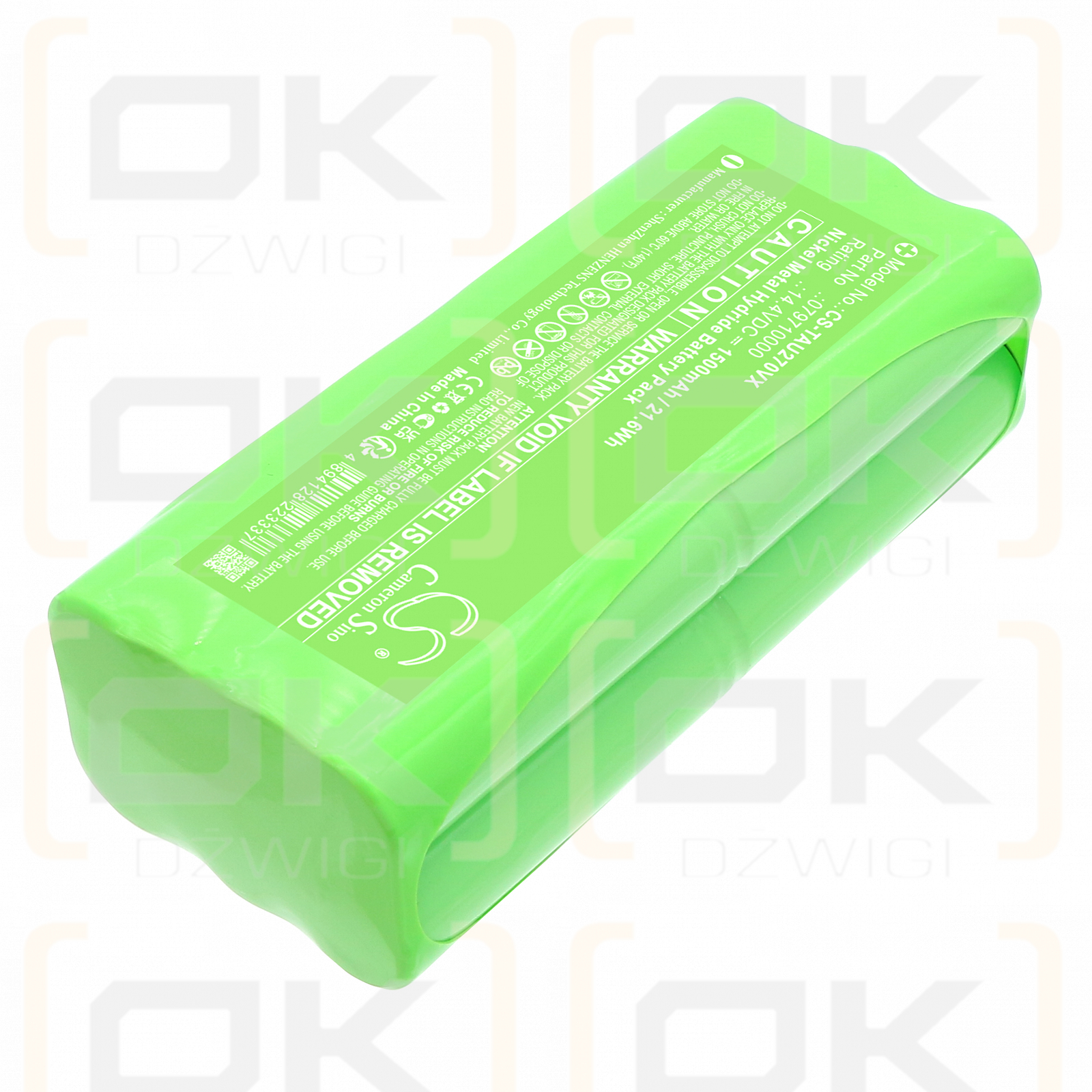 Taurus T270 / 079710000 1500 mAh Ni-MH 14.4 V (Cameron Sino)
