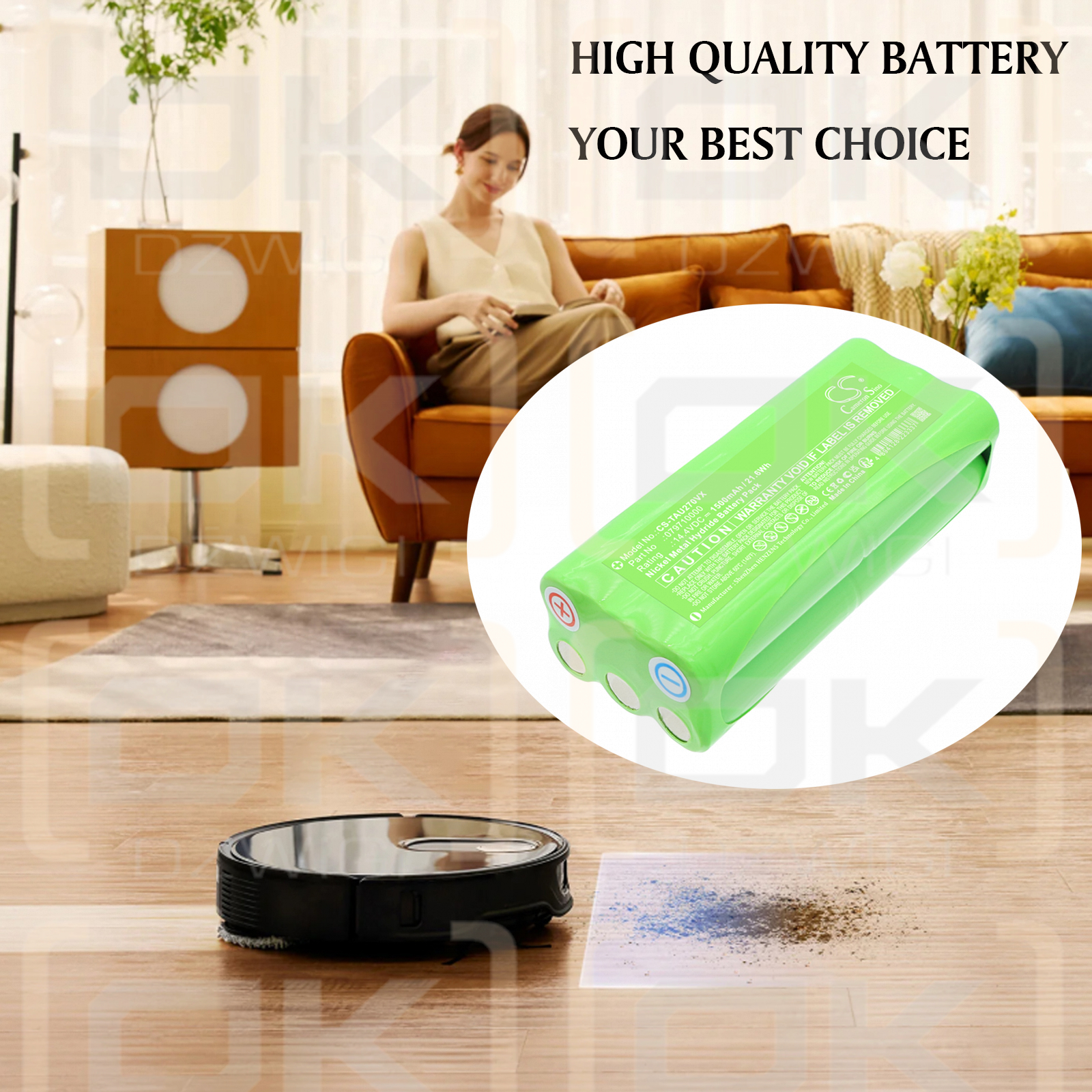 Taurus T270 / 079710000 1500 mAh Ni-MH 14.4 V (Cameron Sino)