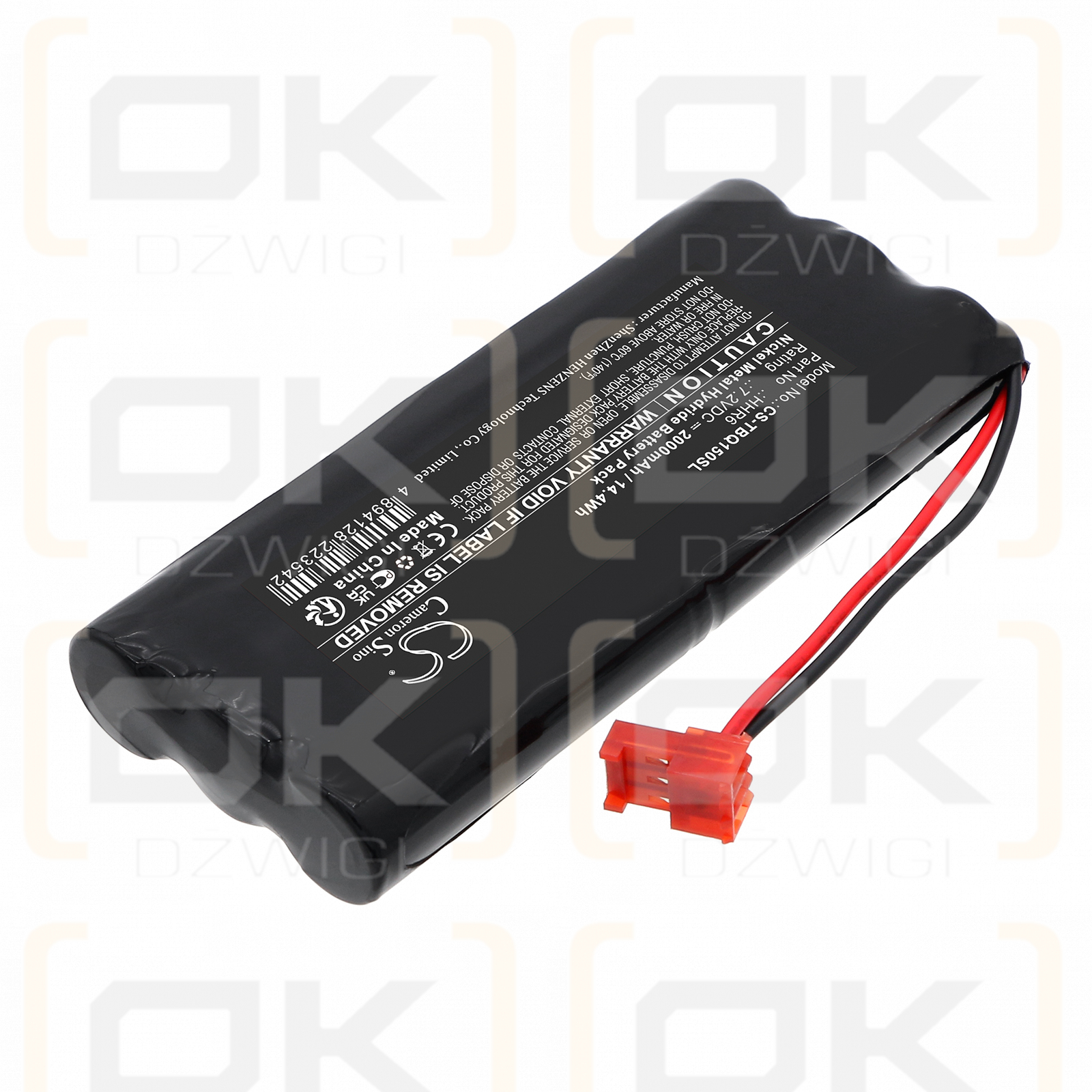 Tobias IQ150 Paper-Chek / HHR6 2000 mAh Ni-MH 7,2 V (Cameron Sino)