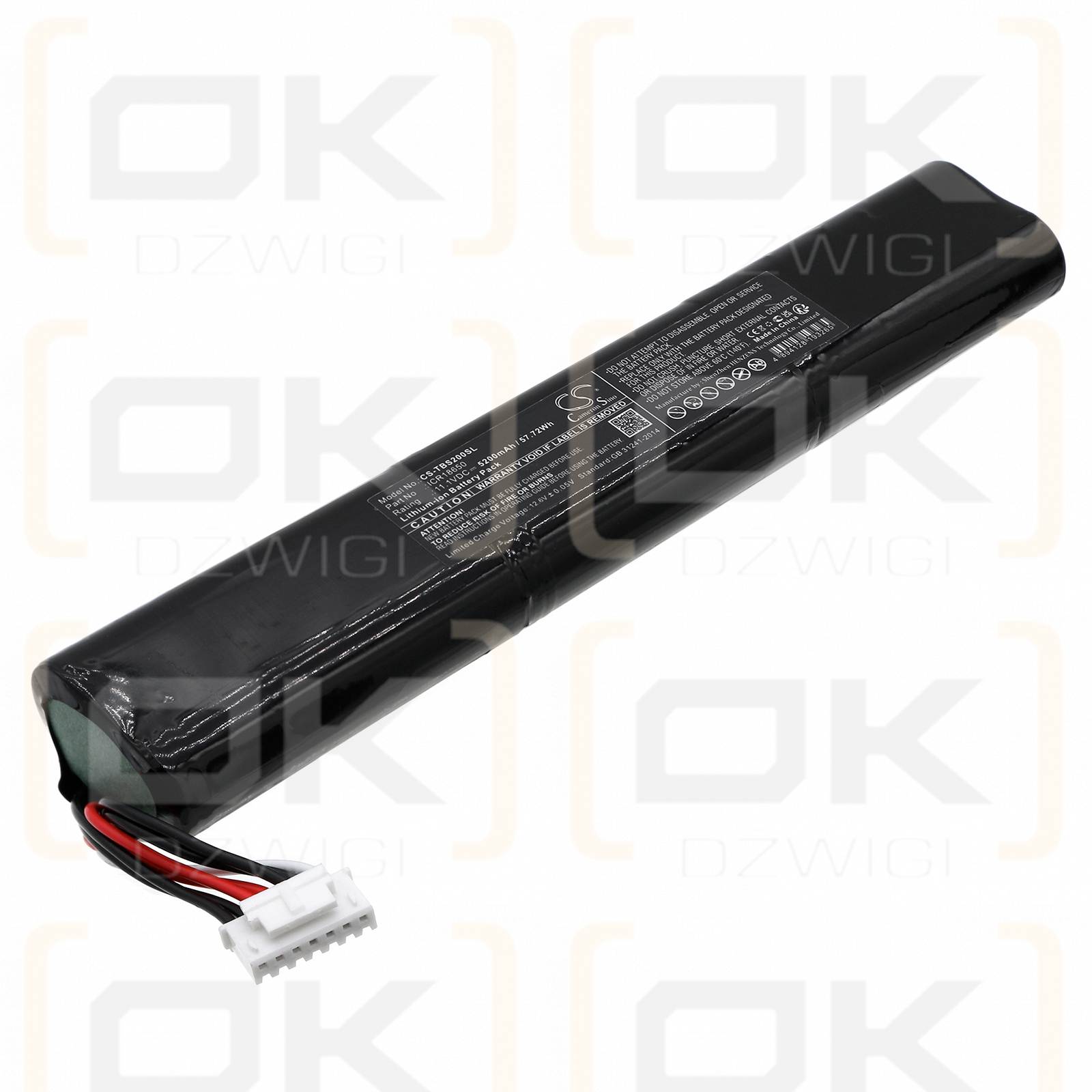 Teufel Boomster 2020 / ICR18650 5200mAh Li-ion 11.1V (Cameron Sino)