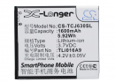 TCL J600T / TLi016A9 1600mAh Li-ion 3.7V (Cameron Sino)