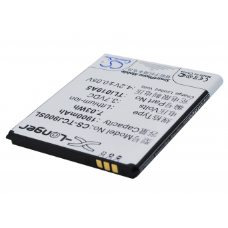 TCL J900T / TLi019A5 1900 mAh Li-ion 3.7 V (Cameron Sino)