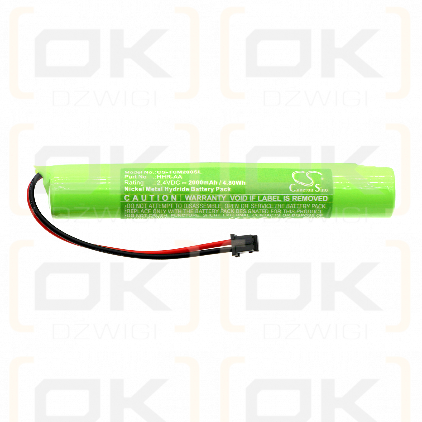 TOHNICHI 500-G / HHR-AA 2000mAh Ni-MH 2.4V (Cameron Sino)