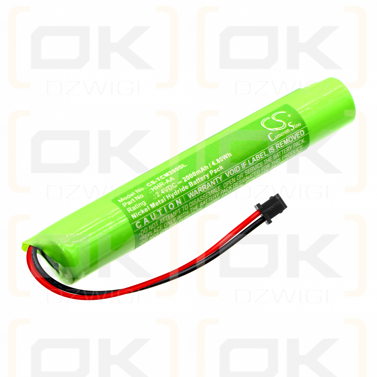 TOHNICHI 500-G / HHR-AA 2000mAh Ni-MH 2.4V (Cameron Sino)