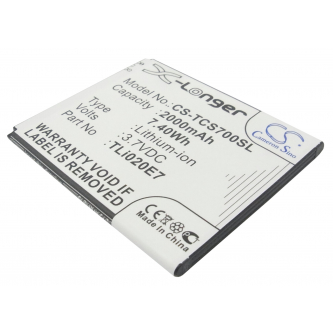 TCL J620 / TLi020E7 2000 mAh Li-Ion 3,7 V (Cameron Sino)