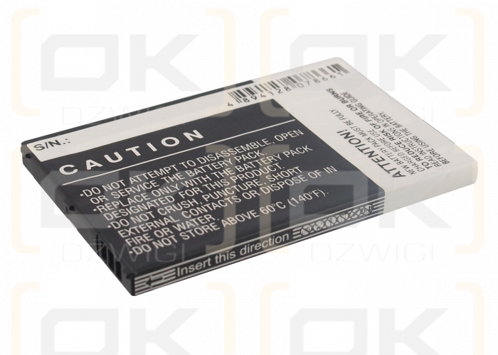 TELEFUNKEN T95 / LP383450A 650 mAh Li-Polymer 3,7 V (Cameron Sino)