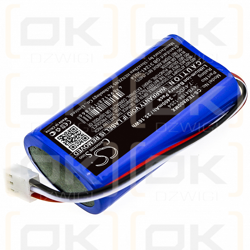 Terumo TE-SS800 / 4YB4194-1254 3400mAh Li-ion 7.4V (Cameron Sino)