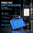 Batería de repuesto para Testo 480 / 0515 0043 3600 mAh Li-ion 3.7 V (Cameron Sino)