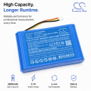 Batería de repuesto para Testo 480 / 0515 0043 3600 mAh Li-ion 3.7 V (Cameron Sino)
