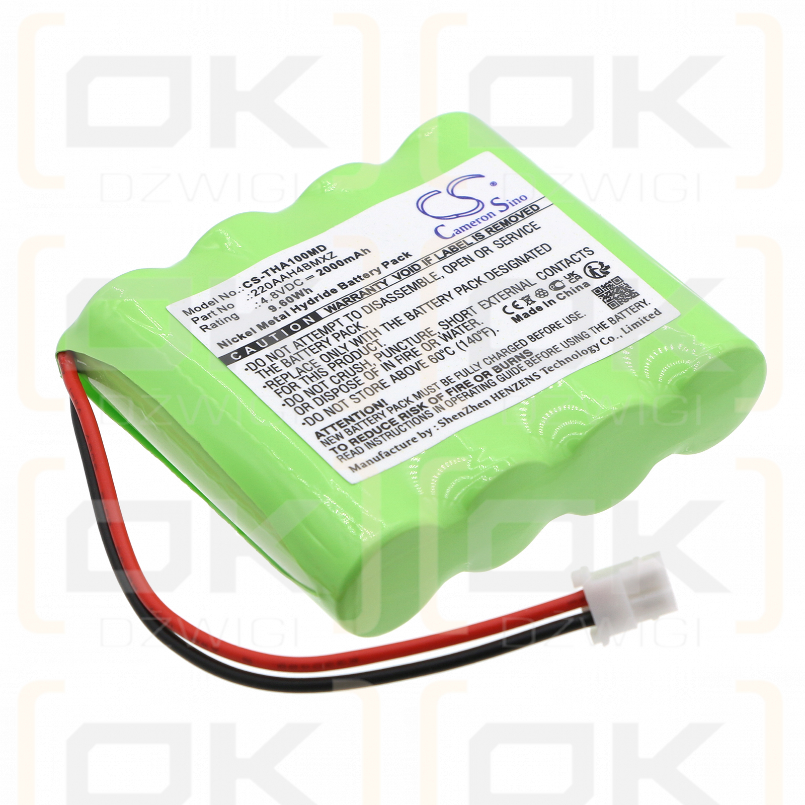 I-Tech Evo II / 220AAH4BMXZ 2000 mAh Ni-MH 4,8 V (Cameron Sino)