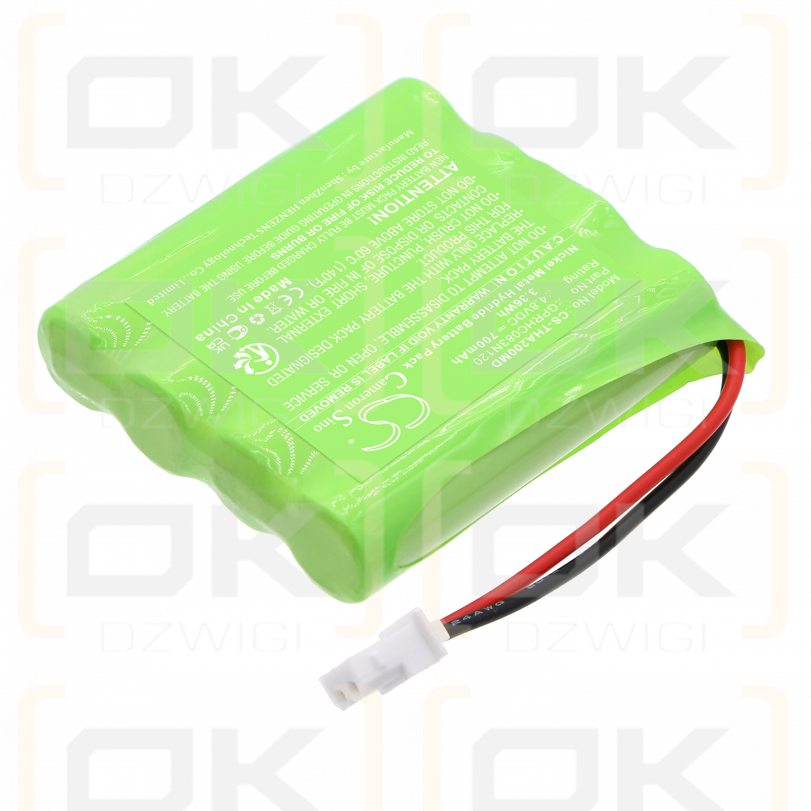 I-Tech I-Tech Physio und Mag 1000 ( 2012-2018 ) / GPRHC083N120 700 mAh Ni-MH 4,8 V (Cameron Sino)