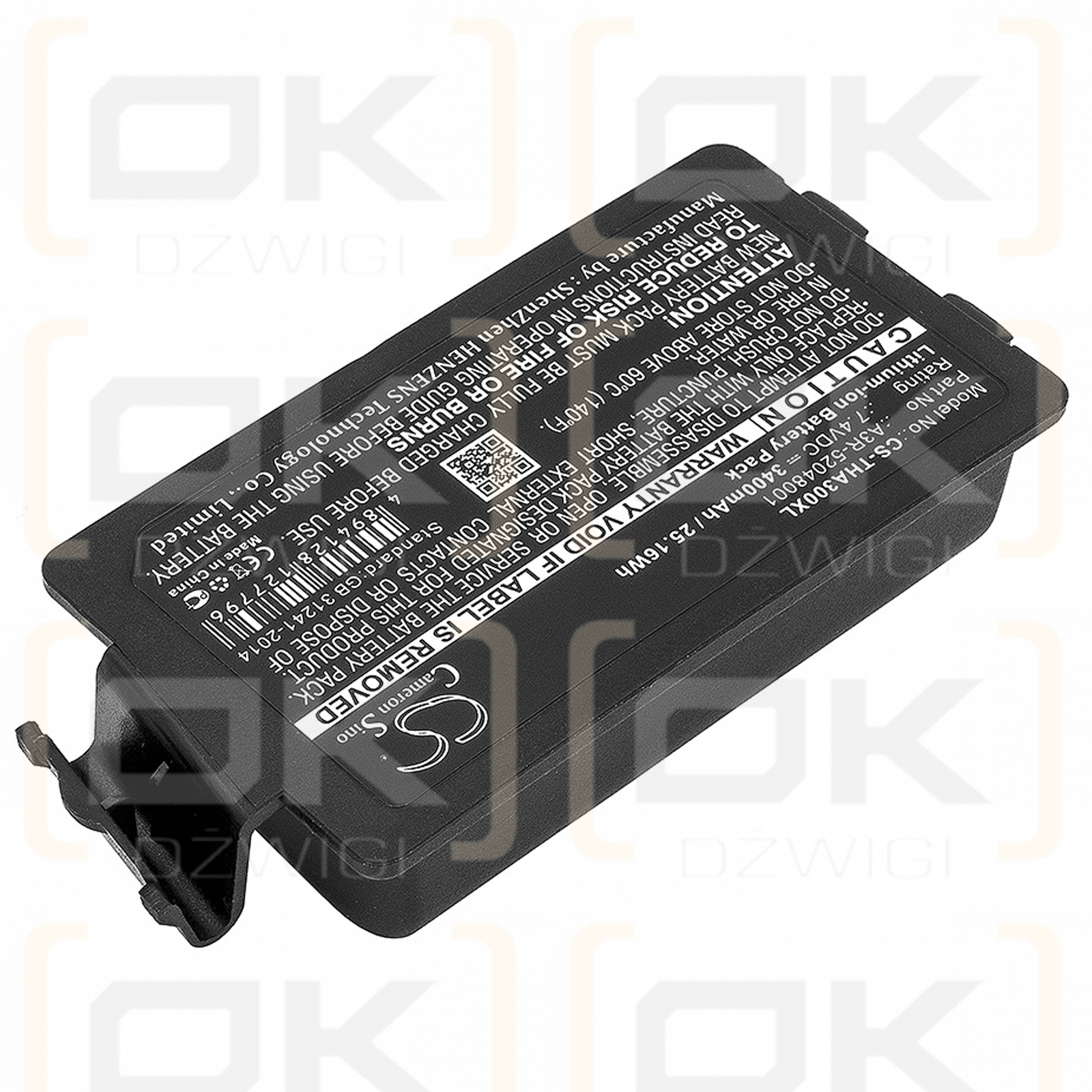 TSC Alpha 3R / A3R-52048001 3400mAh Li-ion 7.4V (Cameron Sino)