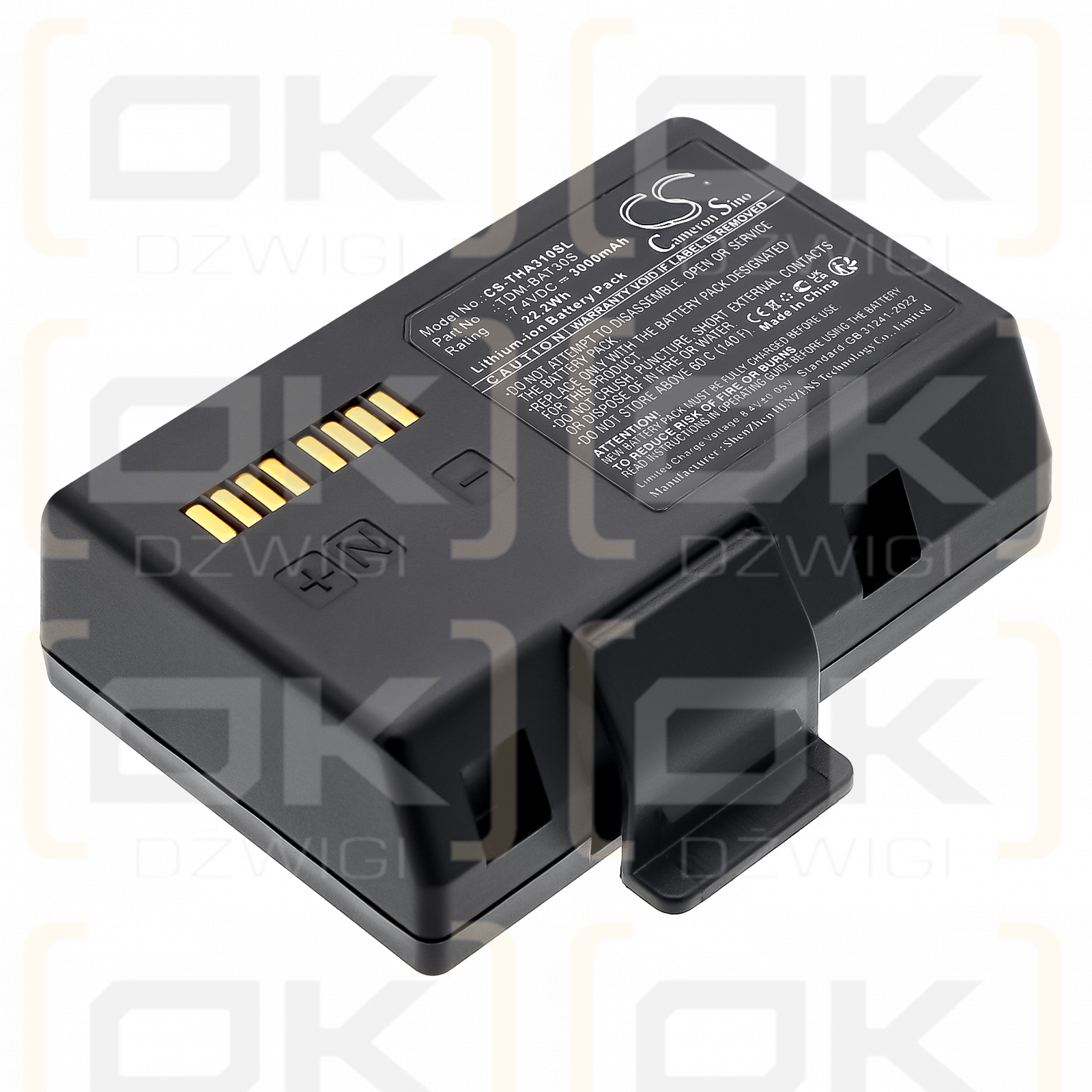 TSC Alpha 3L / P-SB-002 3000 mAh Li-Ion 7,4 V (Cameron Sino)