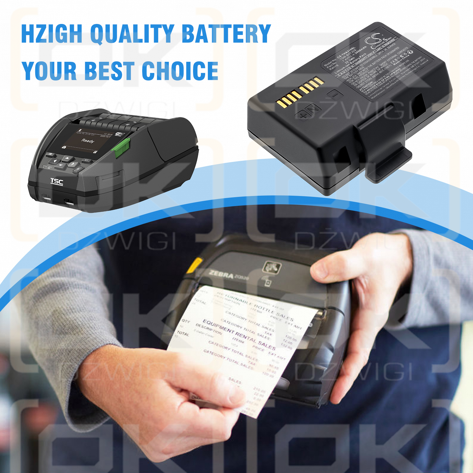 TSC Alpha 3L / P-SB-002 3000 mAh Li-Ion 7,4 V (Cameron Sino)