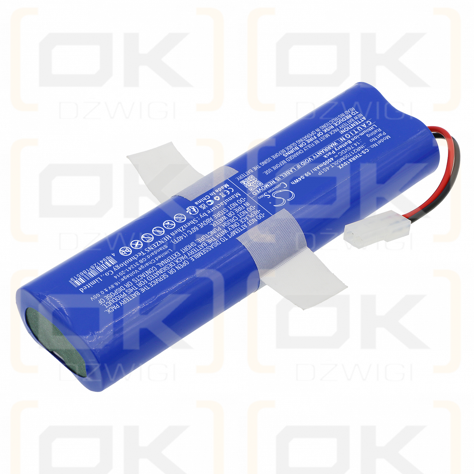 360 QH100005 / INR21700M50LT-4S1P 4000mAh Li-ion 14.76V (Cameron Sino)