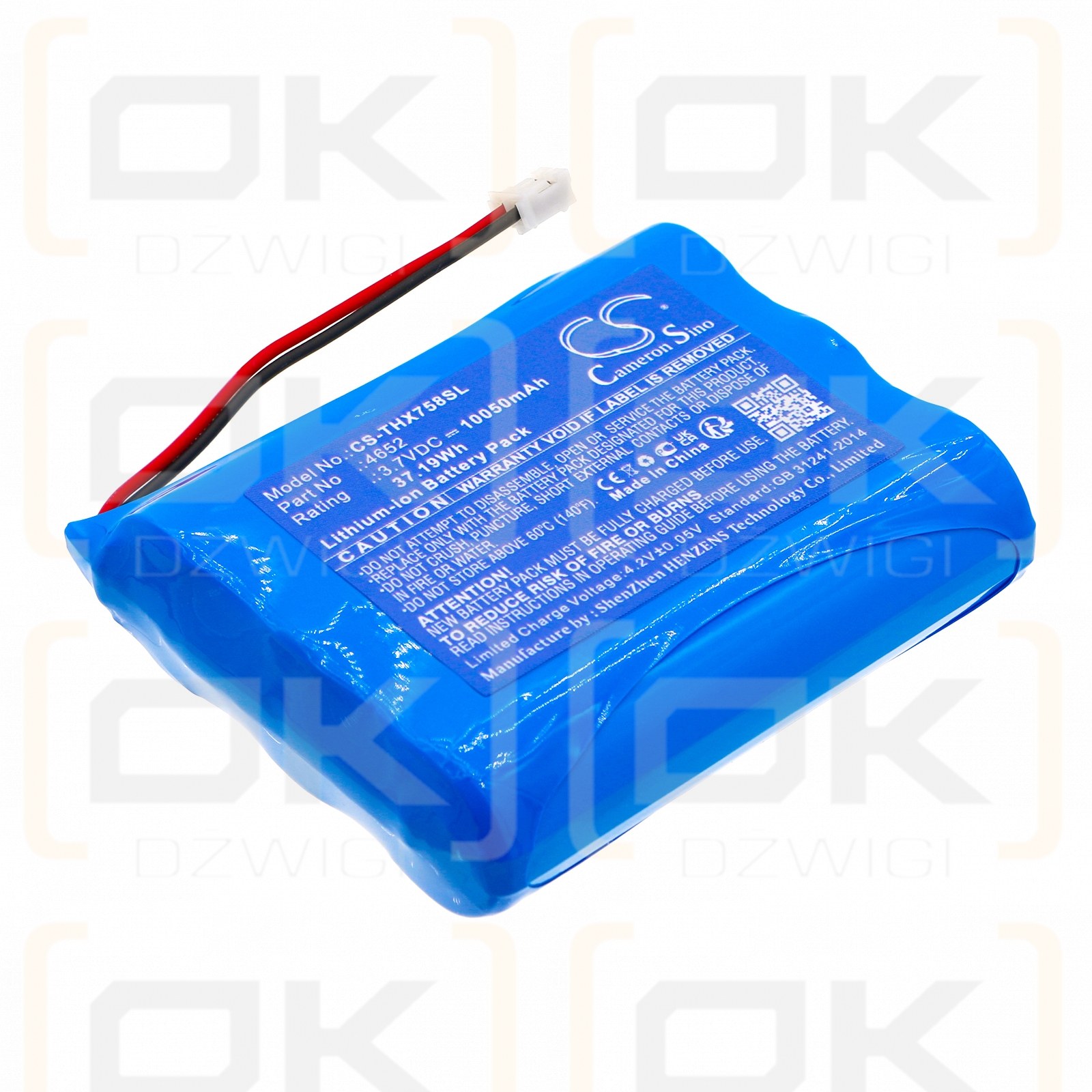 Technaxx 4648 / 4652 10050mAh Li-ion 3.7V (Cameron Sino)