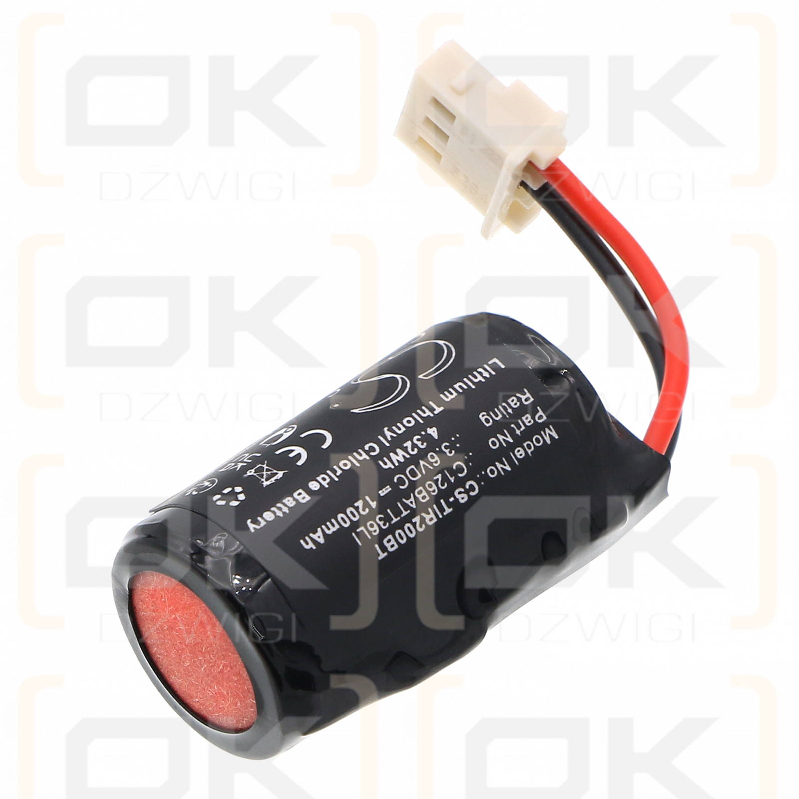 Technoalarm IR200 / C126BATT36LI 1200 mAh Li-SOCl2 3,6 V (Cameron Sino)