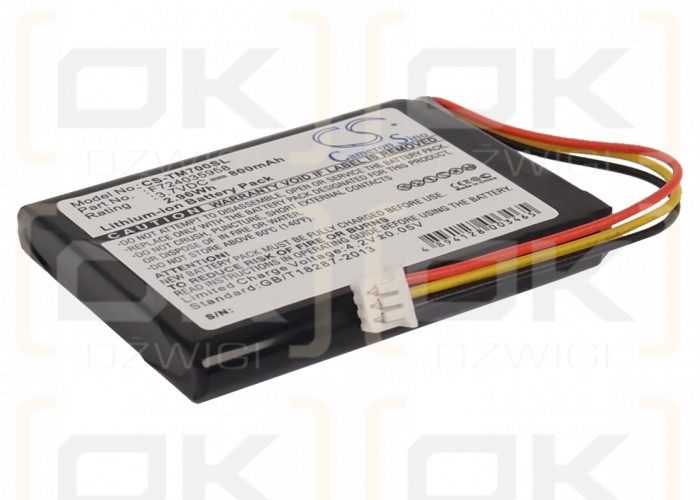 TomTom One 3rd / F724035958 800mAh Li-ion 3.7V (Cameron Sino)