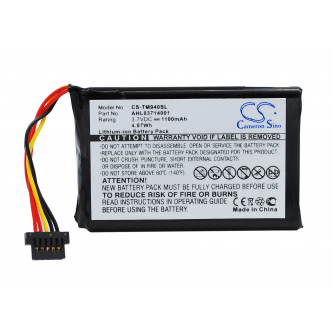 TomTom Go 940 Live / AHL03714001 1100 mAh Li-Ion 3,7 V (Cameron Sino)