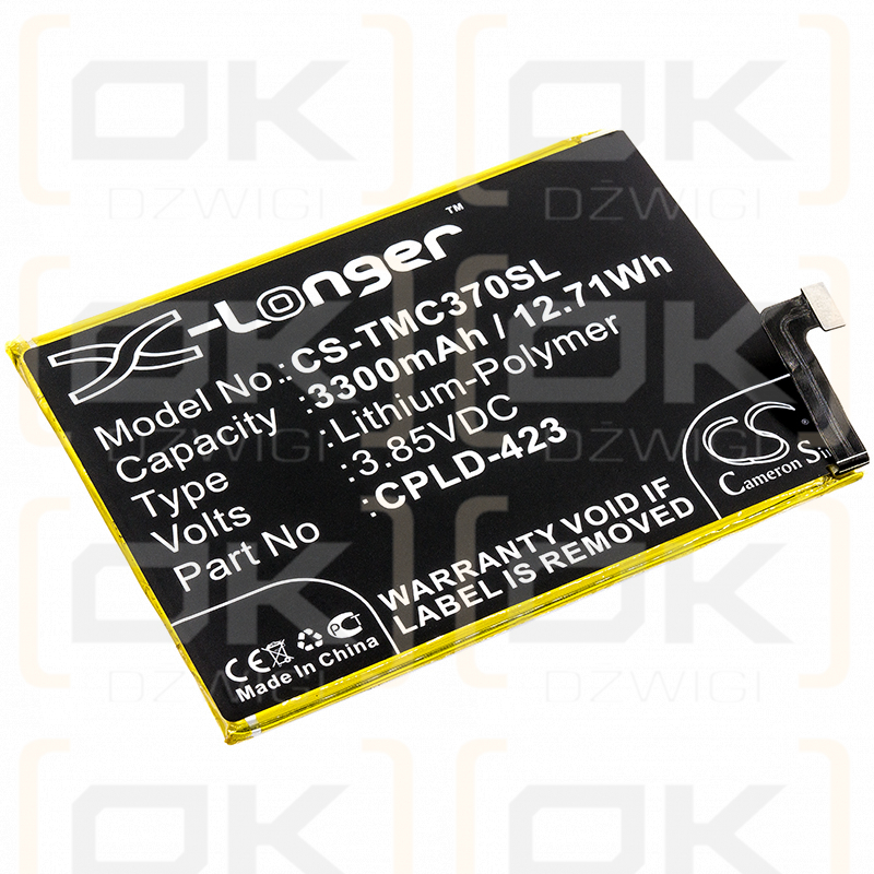 T-Mobile C3701A / CPLD-423 3300 mAh Li-Polymer 3,85 V (Cameron Sino)