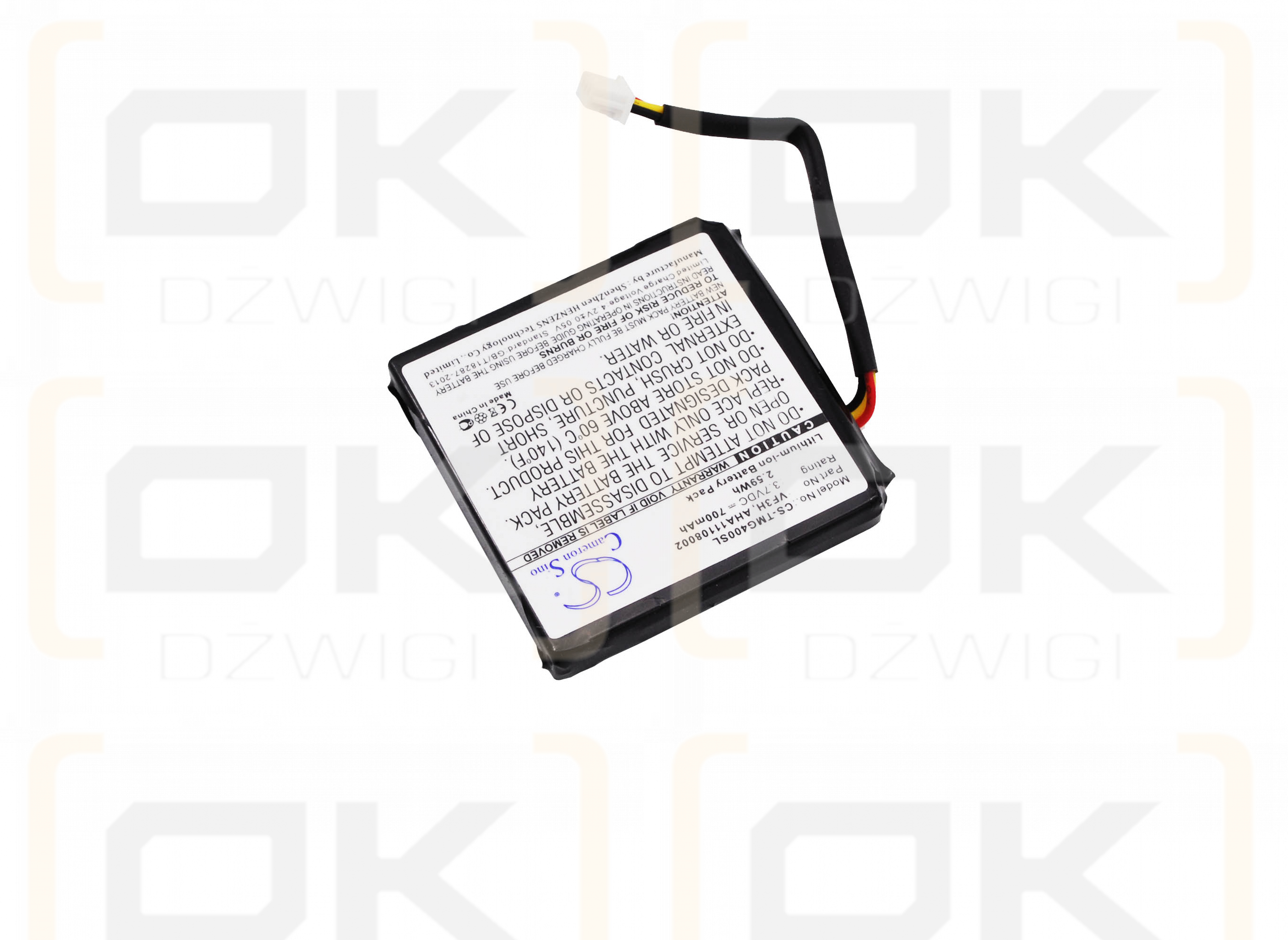 TomTom Via 110 Europe / VF3H 700mAh Li-ion 3.7V (Cameron Sino)