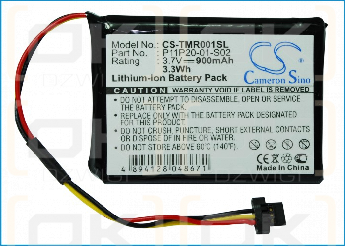 TomTom XXL 550TM / P11P20-01-S02 900 mAh Li-Ion 3,7 V (Cameron Sino)