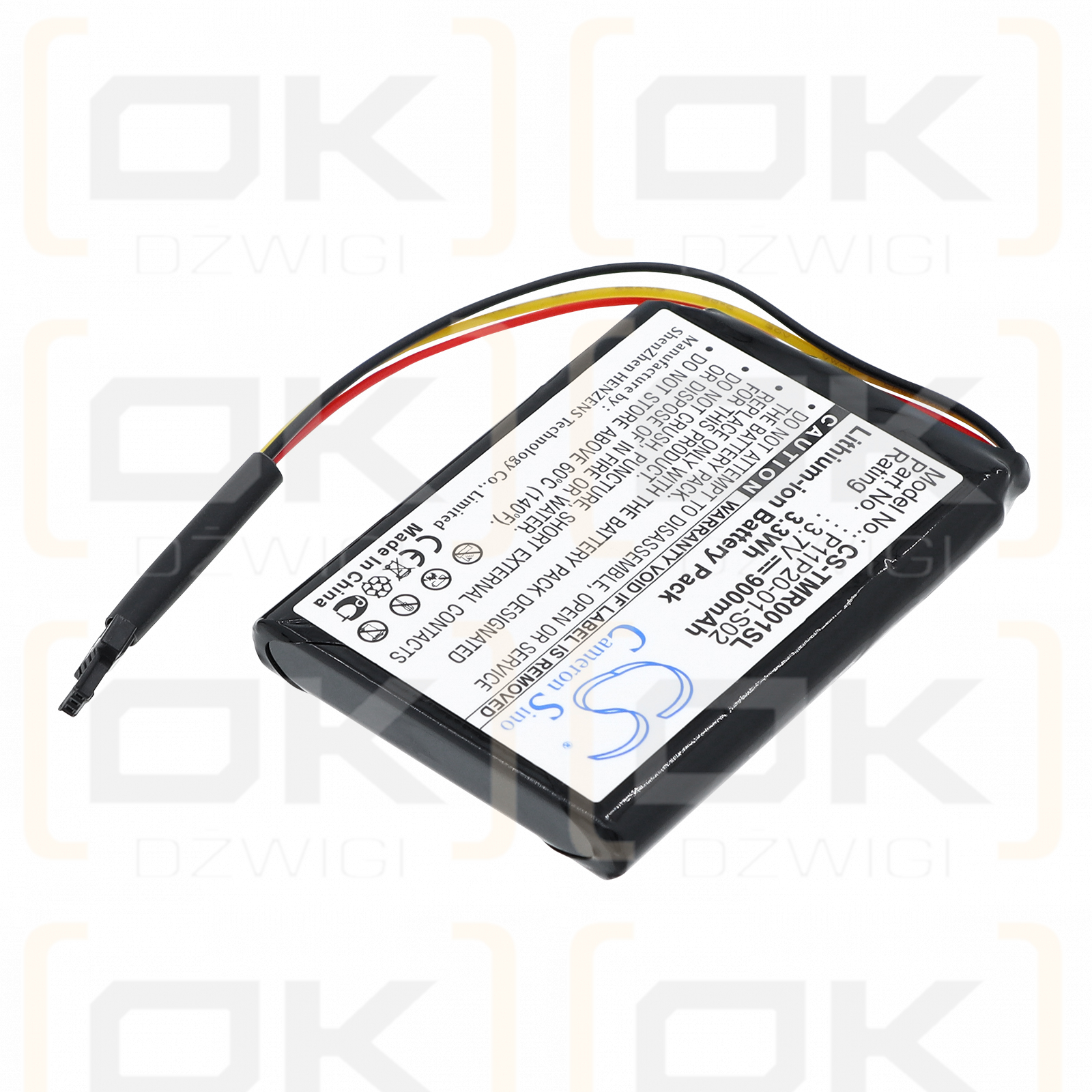TomTom XXL 550TM / P11P20-01-S02 900 mAh Li-ion 3,7 V (Cameron Sino)