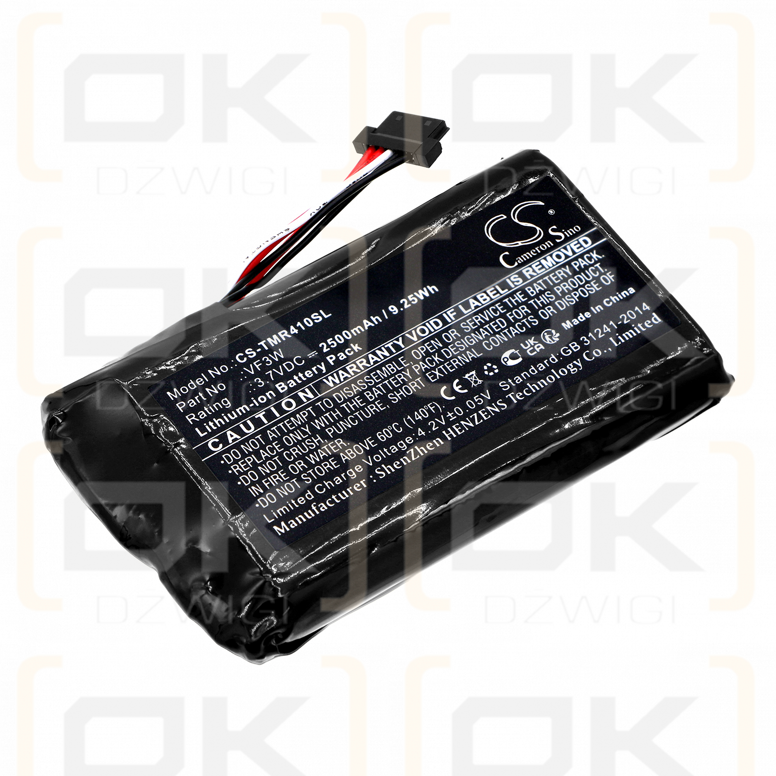 TomTom 4GE40 / VF3W 2500 mAh Li-Ion 3,7 V (Cameron Sino)