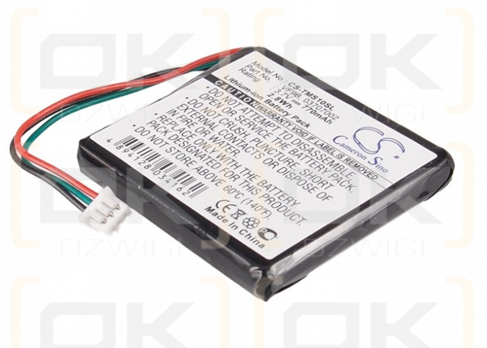 TomTom 4EX0.001.11 / VF9B 770mAh Li-ion 3.7V (Cameron Sino)