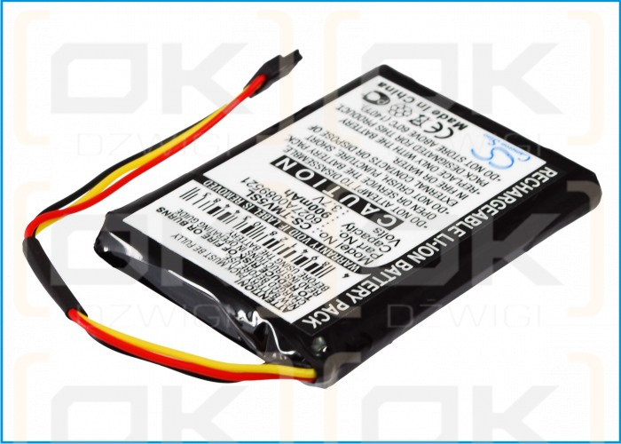 TomTom 4EK0.001.01 / 6027A0089521 900 mAh Li-Ion 3,7 V (Cameron Sino)