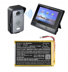 Беспроводной домофон Technaxx TX59 Monitor / TE4630 4000 мАч литий-полимерный 3,7 В (Cameron Sino)