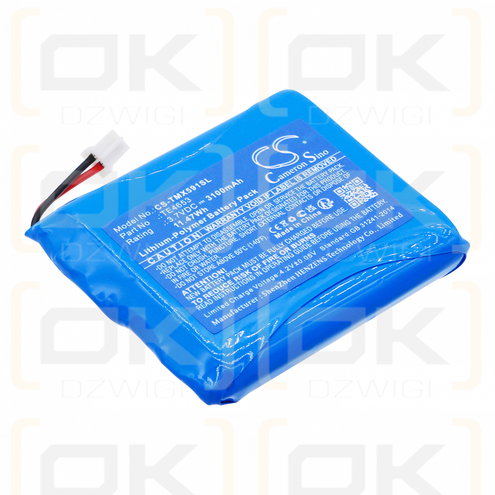 Technaxx TX-59 / TE4653 3100mAh Li-Polymer 3.7V (Cameron Sino)