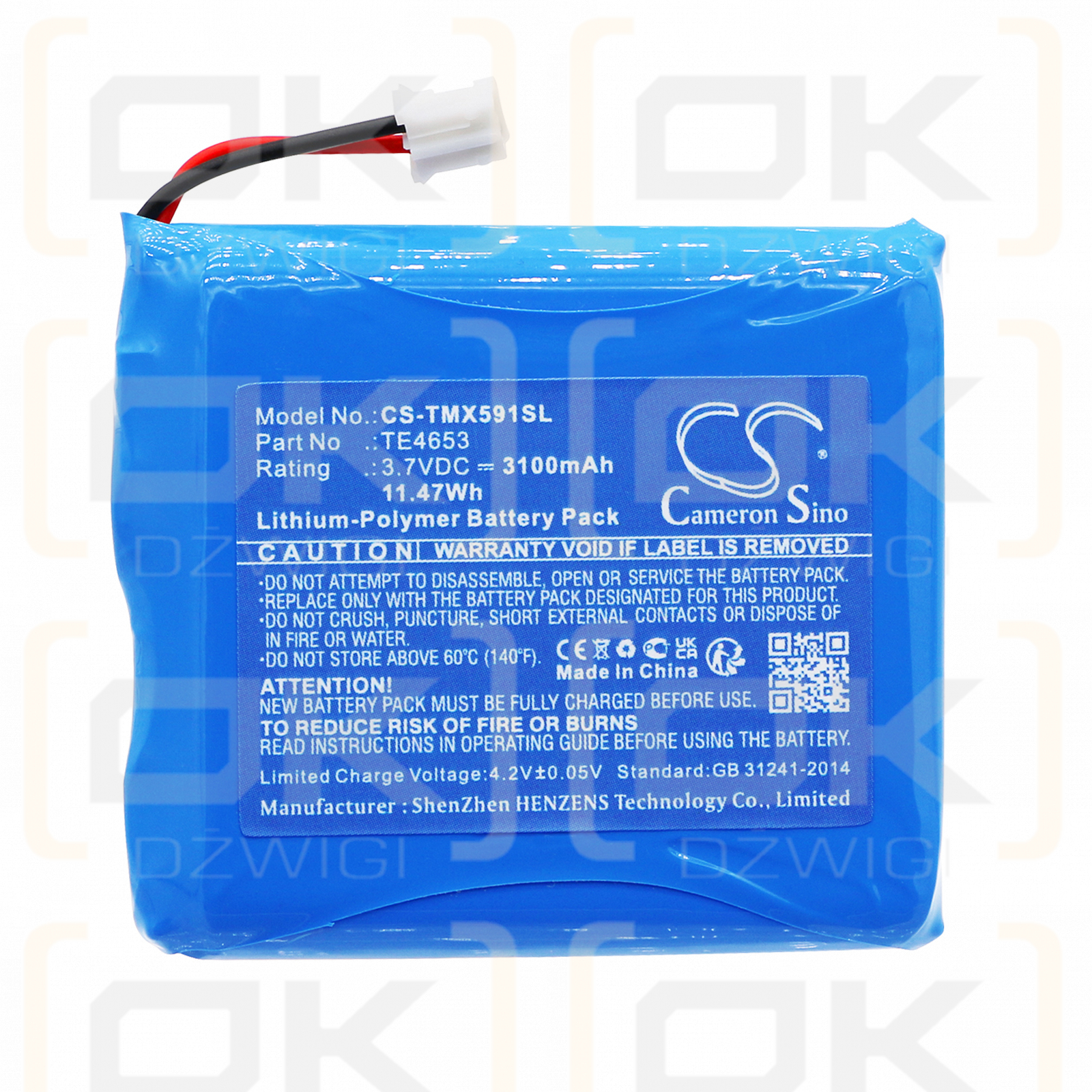 Technaxx TX-59 / TE4653 3100mAh Li-Polymer 3.7V (Cameron Sino)