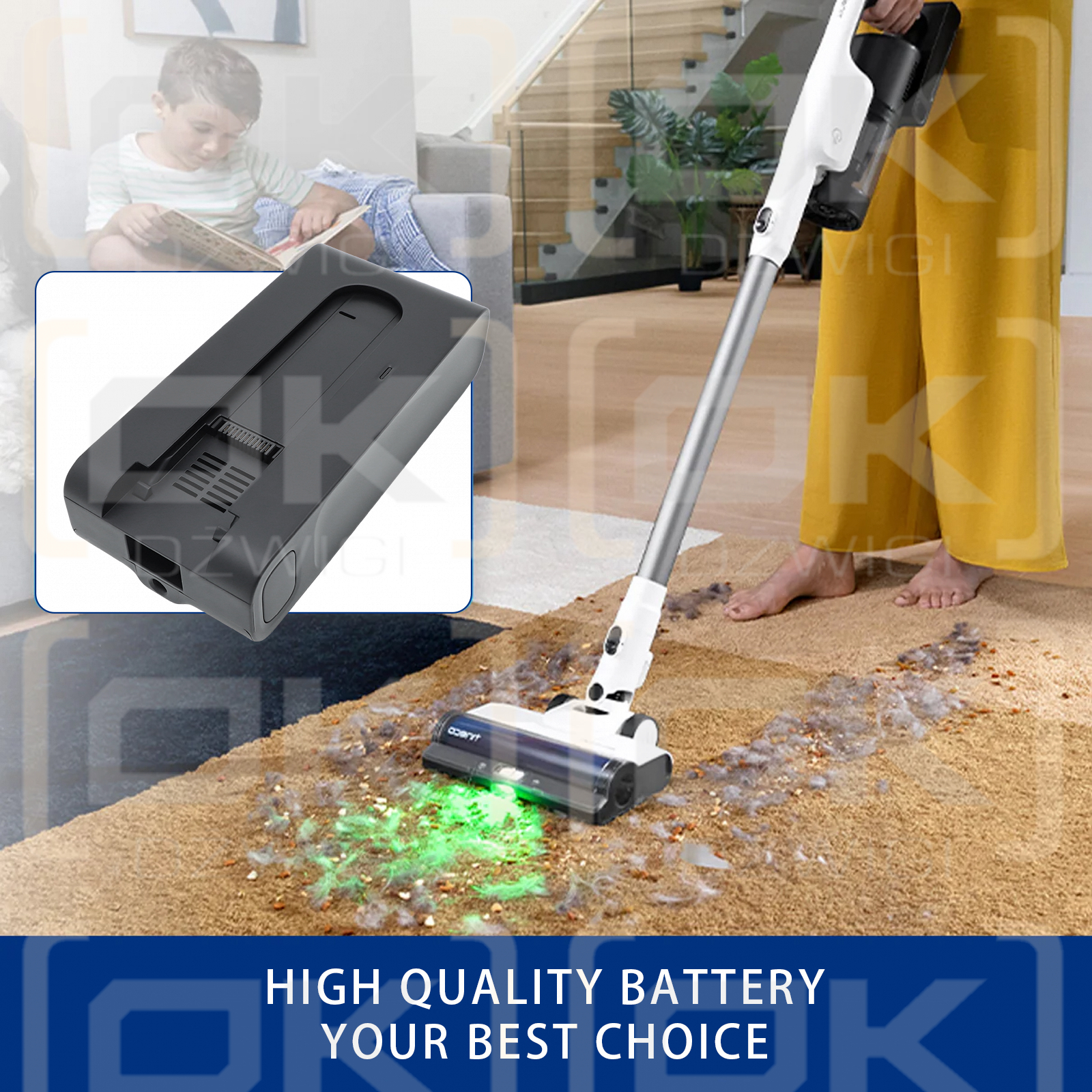 Tineco Pure One Station 5 Pro Go / ZB2459-7S1P-01A 3900 mAh Li-ion 25,2 V (Cameron Sino)