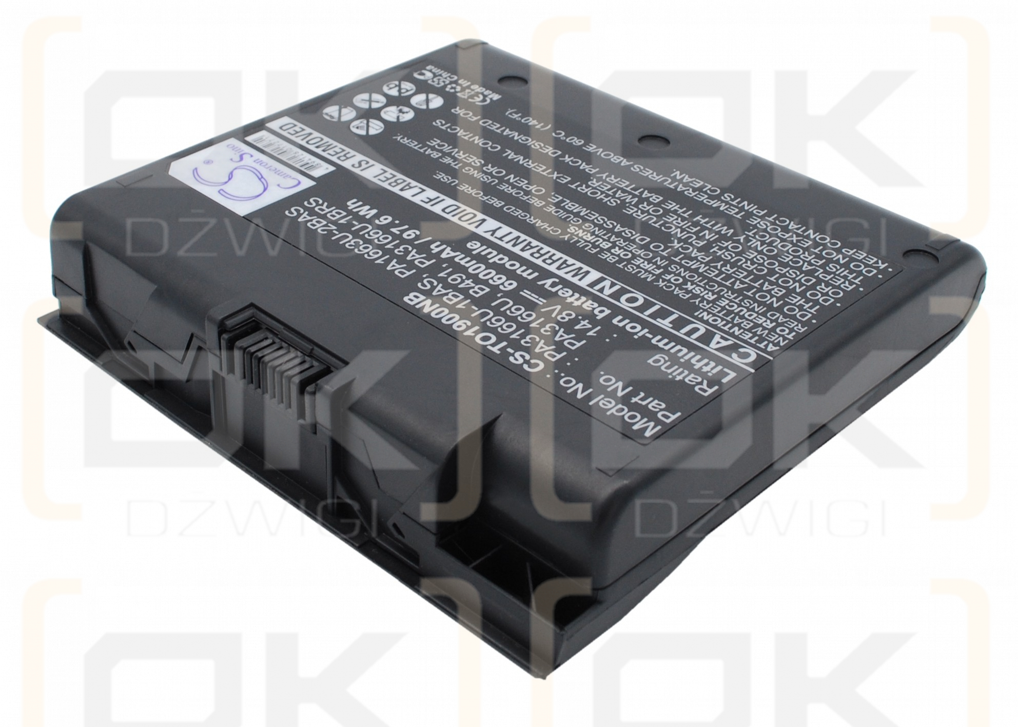 Toshiba Satellite 1900-102 / PA3166U-1BAS 6600 mAh Li-ion 14.8 V (Cameron Sino)