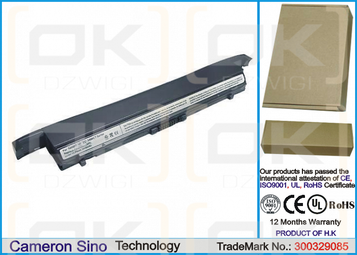Toshiba Portege 3440 / PA2467 3000 mAh Li-ion 10.8 V (Cameron Sino)