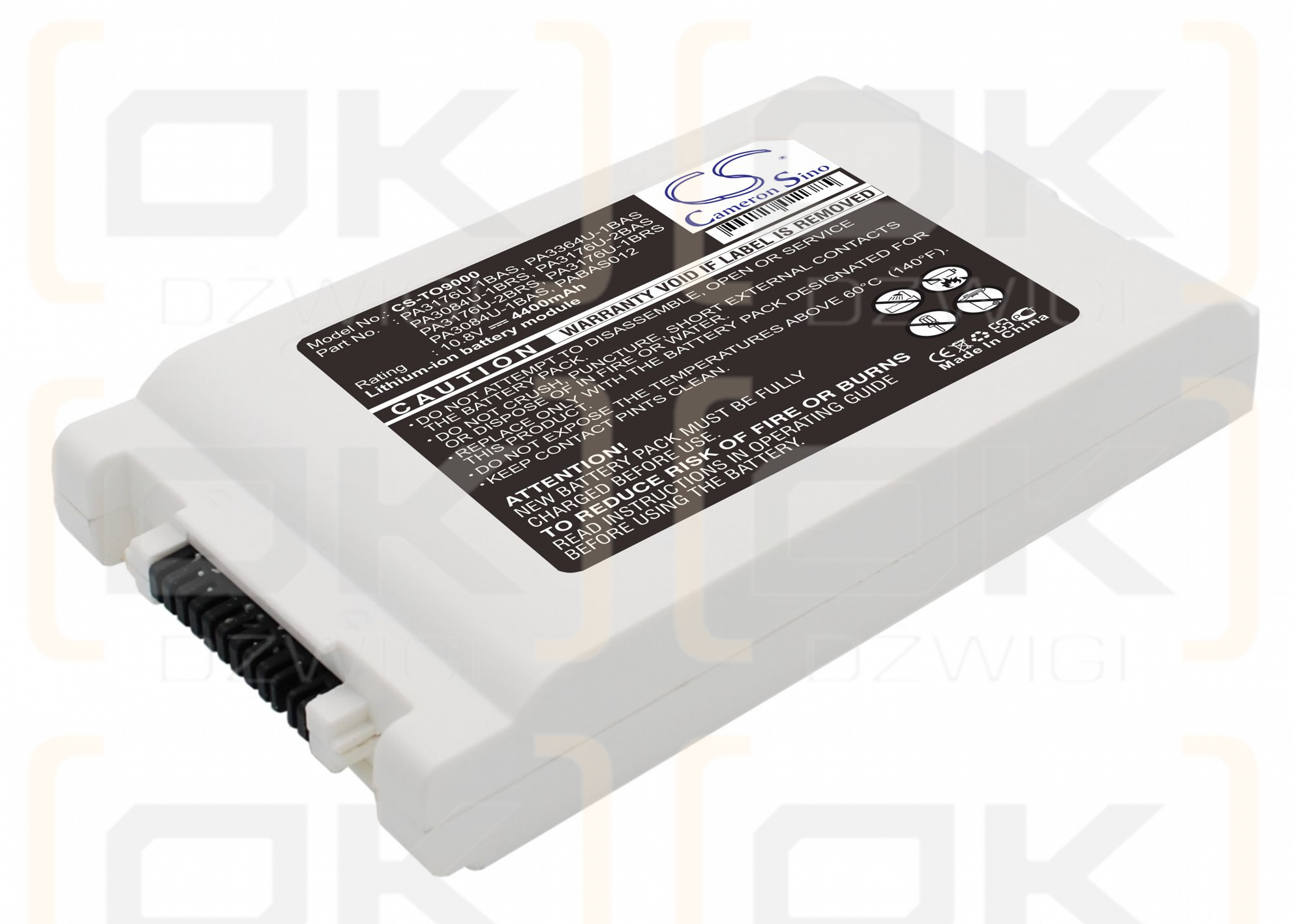 Toshiba DynaBook SS4000 / PA3176U-1BAS 4400 mAh Li-ion 10,8 V (Cameron Sino)