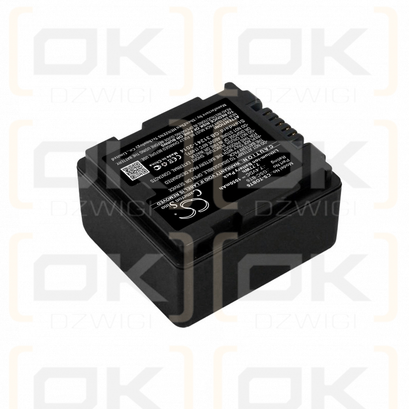 Toshiba Gigashot GSC-A100F / GSC-BT6 1050 mAh Li-ion 7,4 V (Cameron Sino)