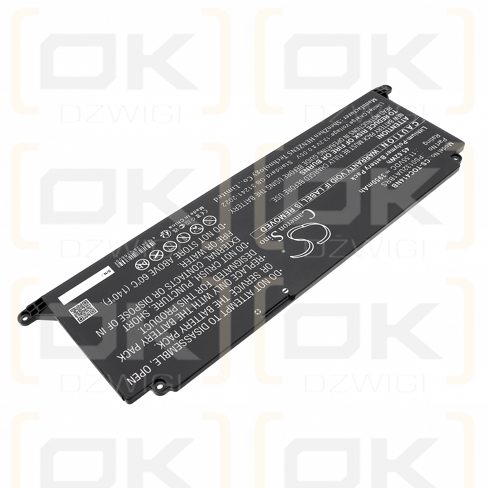 Dynabook Satellite Pro C40-K14250 / PS0132UA1BRS 3950 mAh Li-Polymer 11,55 V (Cameron Sino)