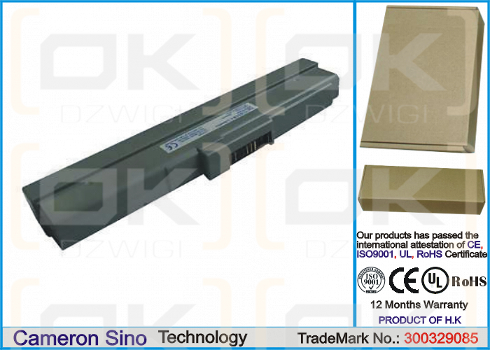 Toshiba Libretto 70CT / PA2452 3000 mAh Li-ion 10.8 V (Cameron Sino)