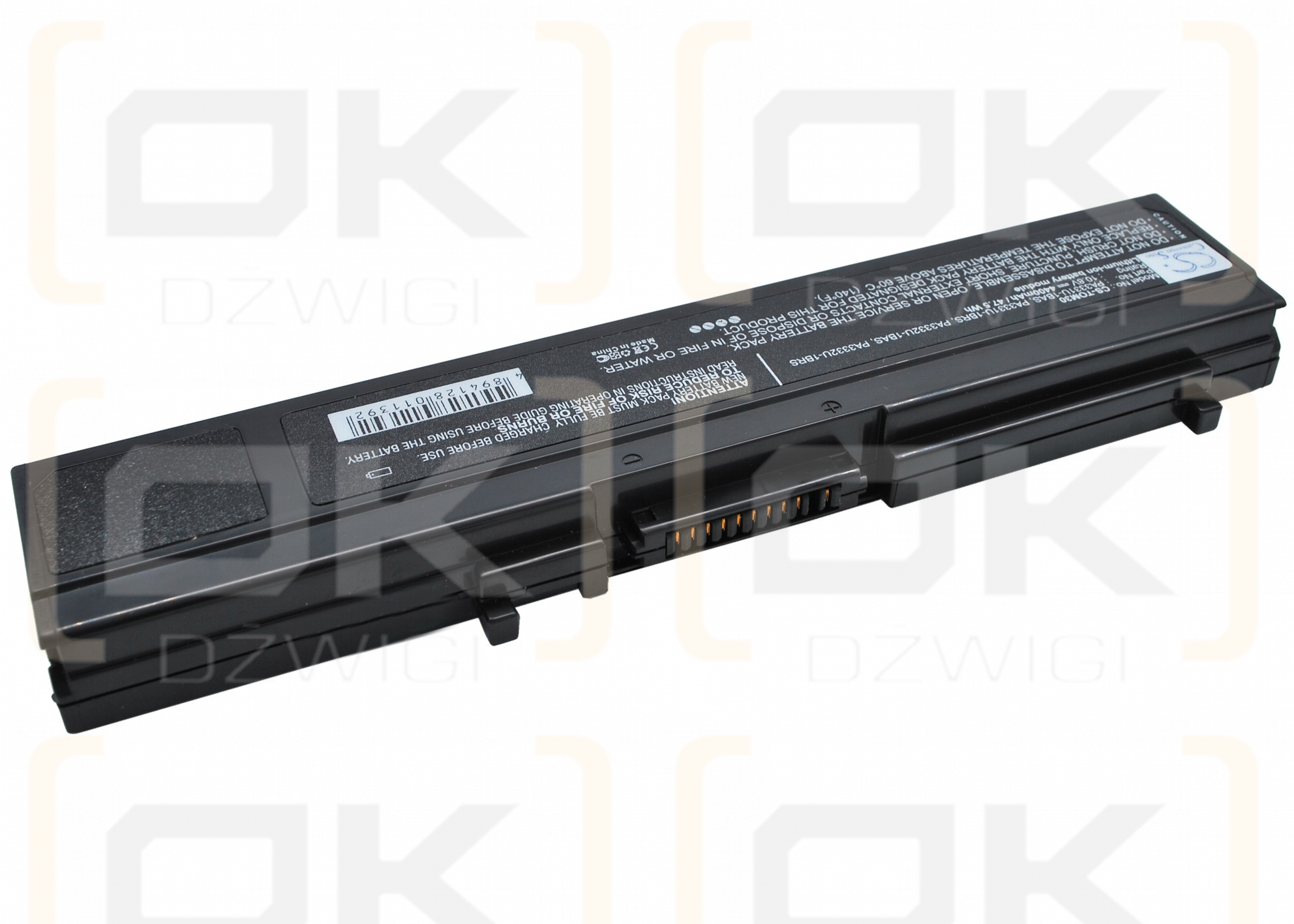 Batería Toshiba Satellite M30-344 / PA3331U-1BAS de ion de litio de 4400 mAh y 10,8 V (Cameron Sino)